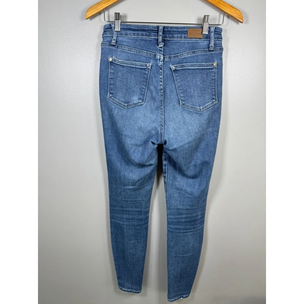 Judy Blue High Rise Skinny Jeans Medium Wash JB88364 Womens Size 1/25